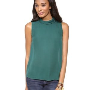 Joie Mock Neck Silk Étienne Blouse